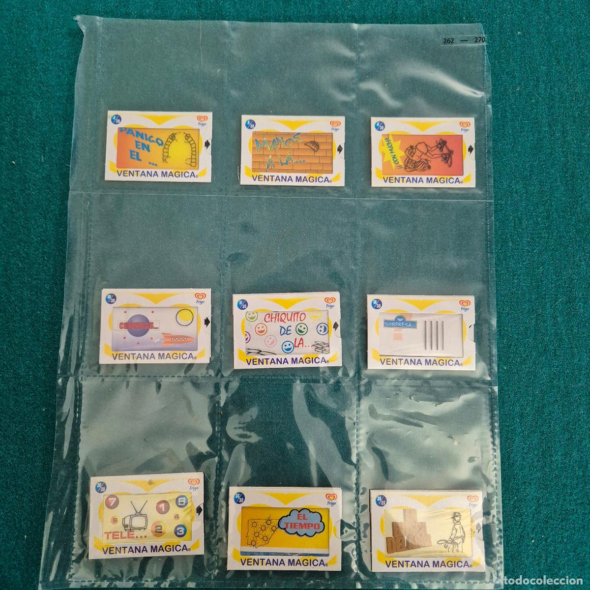Sammeln alte Sammelbilder: 9 VENTANA MAGICA FRIGO