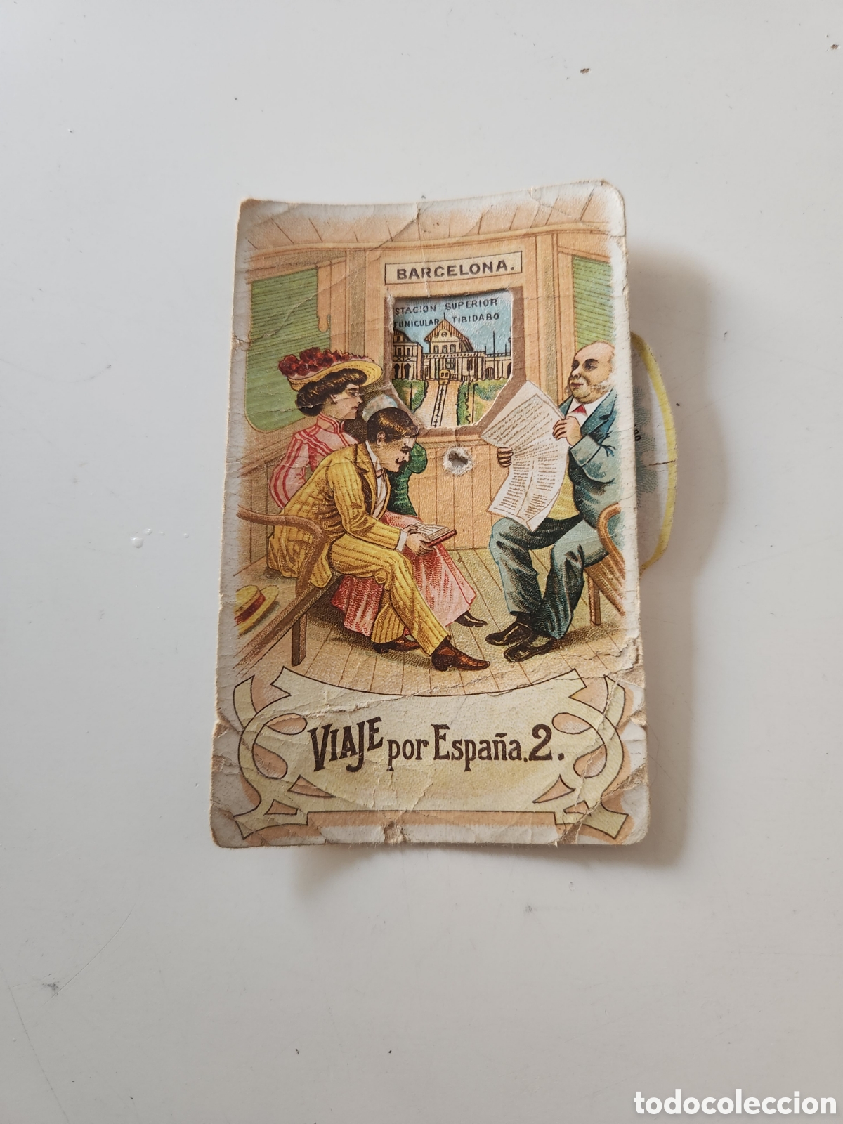 Colecionismo Cromos antigos: INENCONTRABLE CROMO GIRATORIO VIAJE POR ESPA&Ntilde;A N&deg;2. BARCELONA.