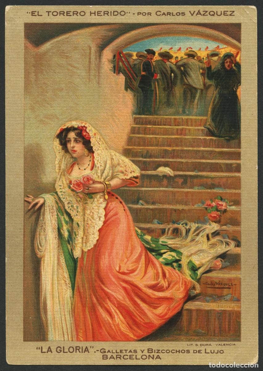 Colecionismo Cromos antigos: CROMO ANTIGUO, GALLETAS Y BIZCOCHOS LA GLORIA, BARCELONA