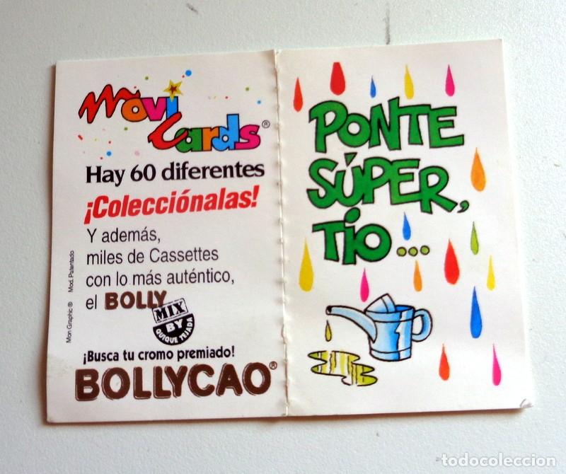 Coleccionismo cromos antiguos: CROMO - COLECCION MOVI CARDS- BOLLYCAO .- CASSETTES CASETES