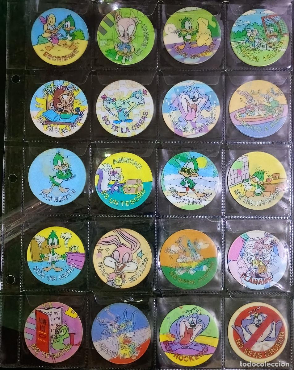 Coleccionismo cromos antiguos: Tazos Tiny Toons Argentina