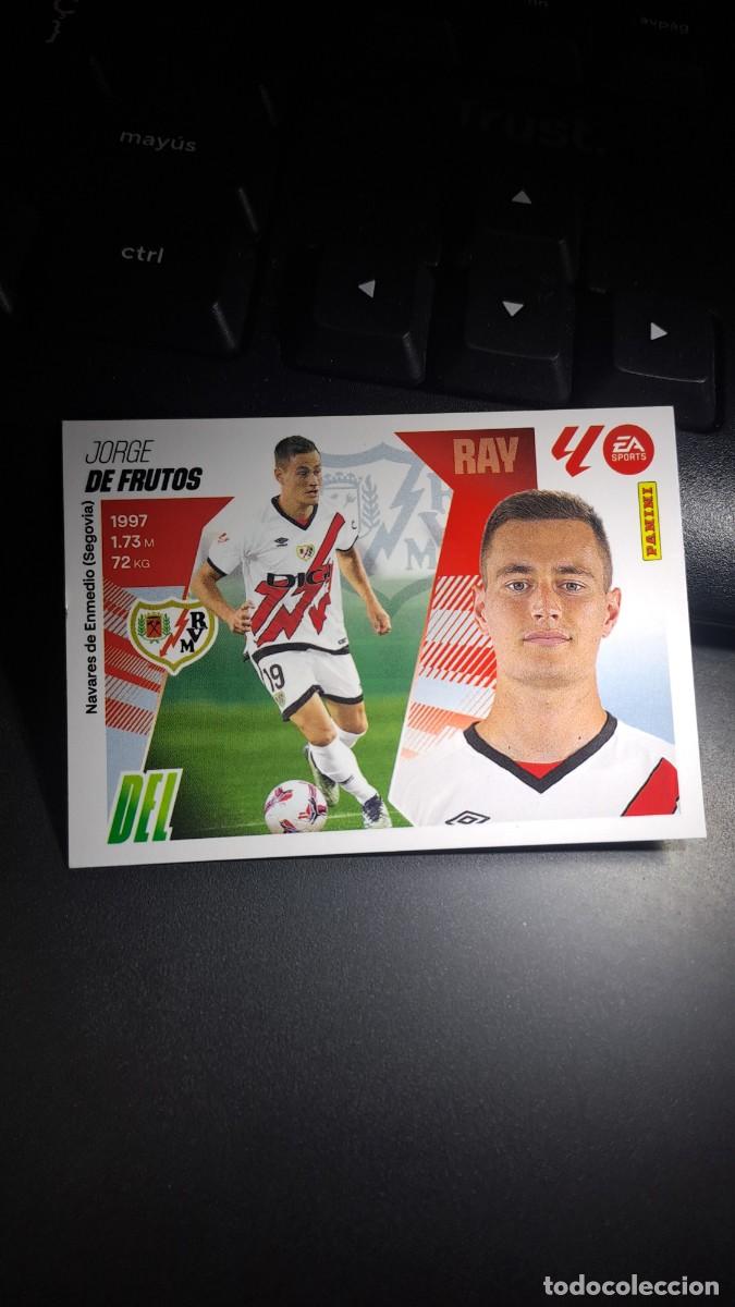 Coleccionismo cromos antiguos: CROMO DE FRUTOS 18 RAYO VALLECANO LIGA 2025 2026 25 26 ESTE PANINI NUNCA PEGADO
