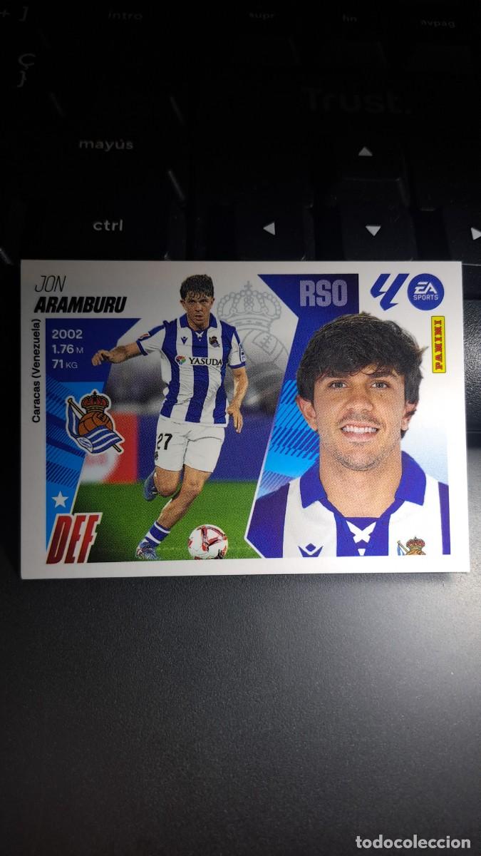 Coleccionismo cromos antiguos: CROMO ARAMBURU 5A 5 A REAL SOCIEDAD LIGA 2025 2026 25 26 ESTE PANINI NUNCA PEGADO