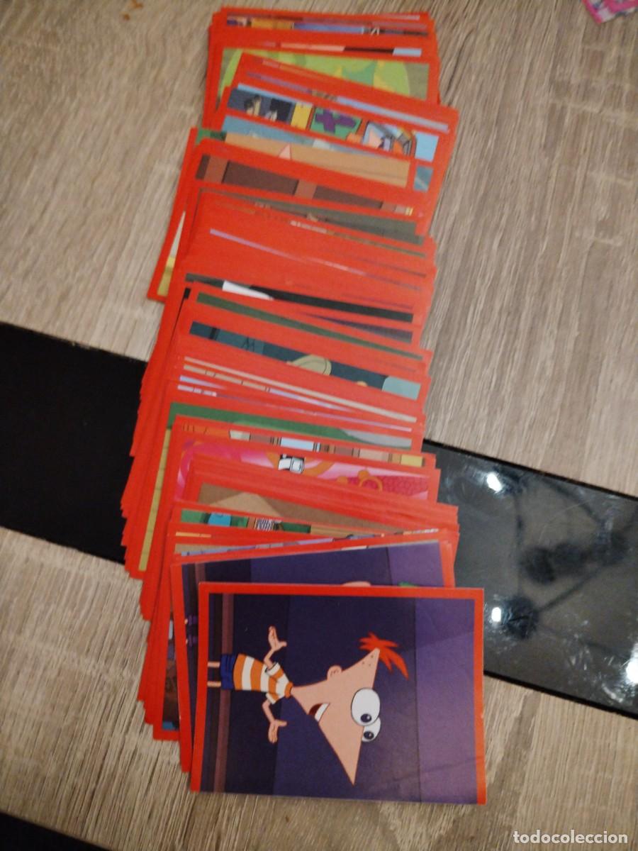Coleccionismo cromos antiguos: Pineas y Ferb- lote de 158 cromos diferentes nuevos