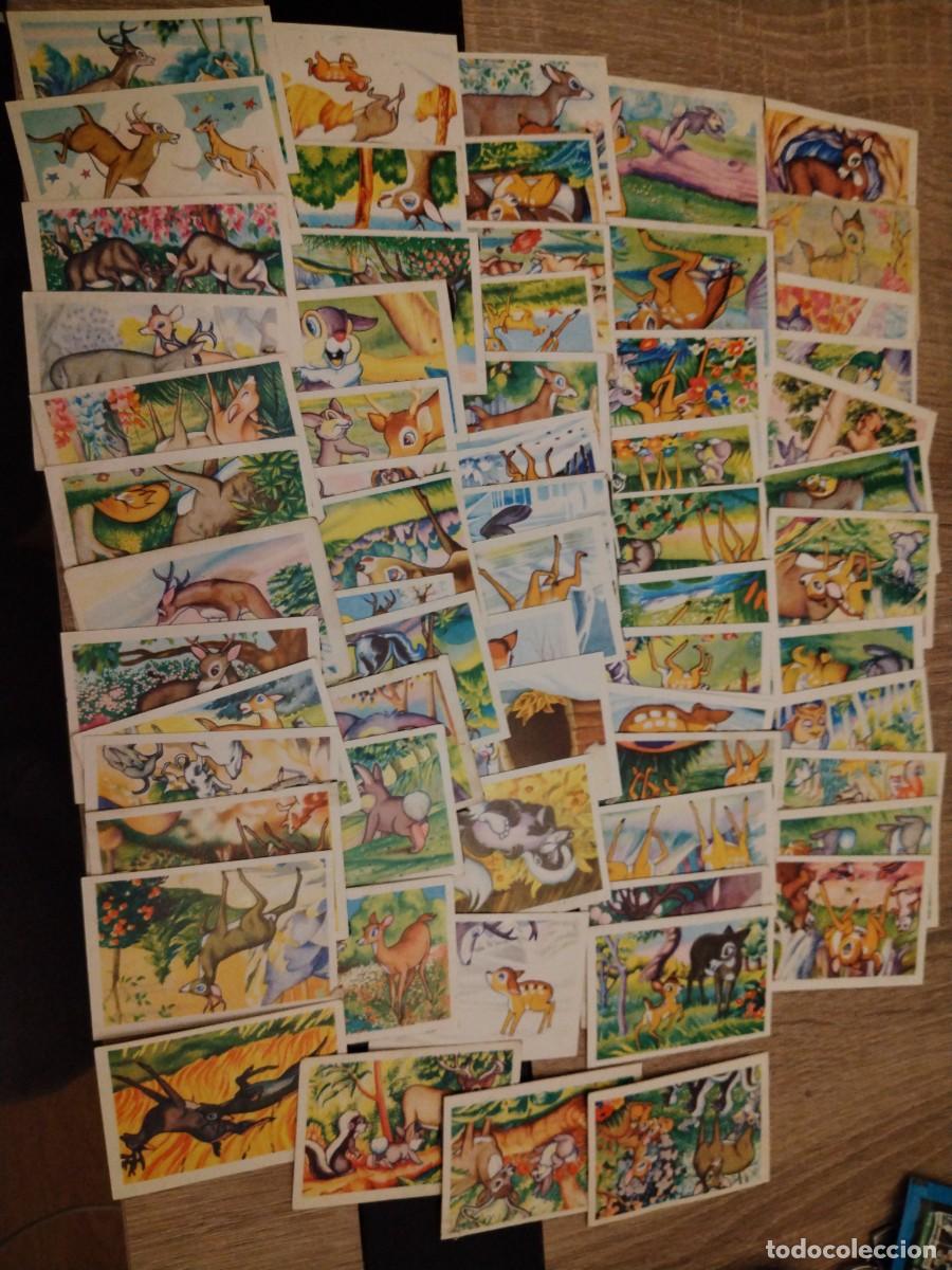Coleccionismo cromos antiguos: Bambi- editorial fher- lote de cromos diferentes