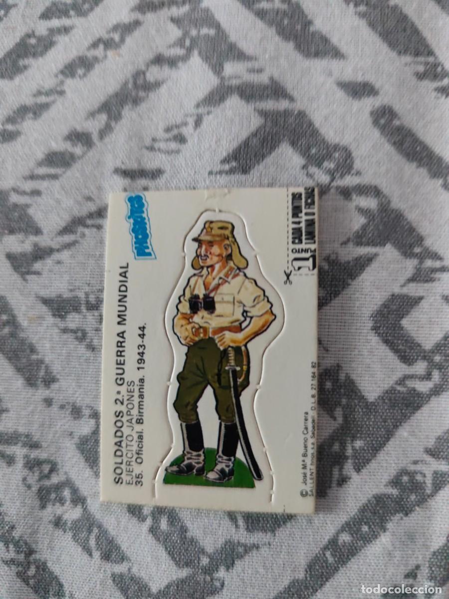 Sammeln alte Sammelbilder: CROMO TROQUELADO PHOSKITOS SOLDADOS 2 GUERRA MUNDIAL. 35. Ejercito japon&eacute;s