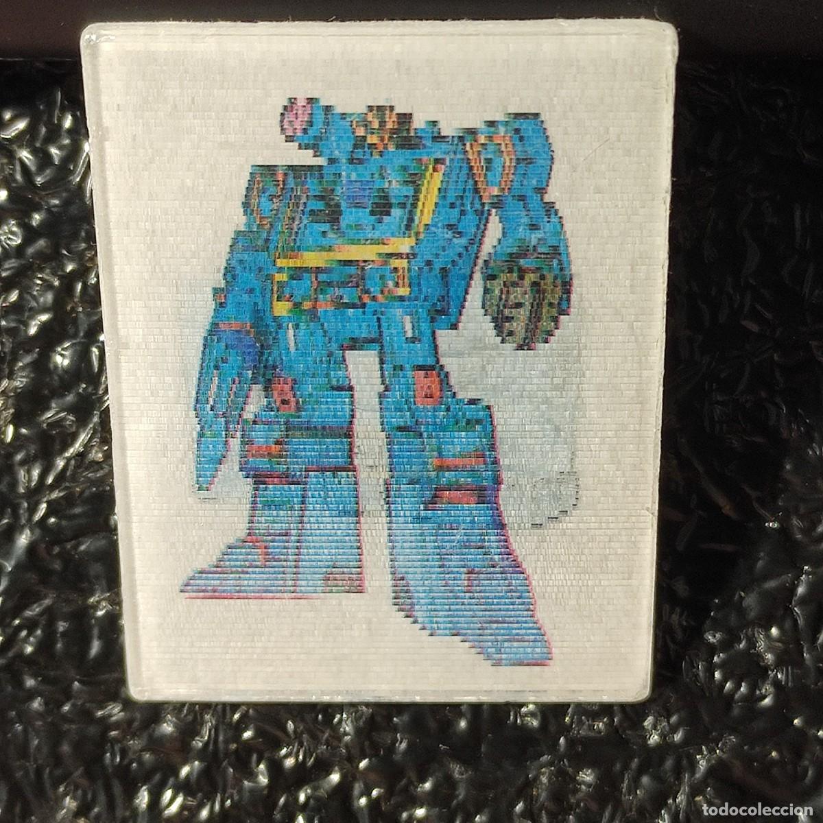 Sammeln alte Sammelbilder: TRANSFORMERS Soundwave. VISIORAMA 3D*CROMO PLASTICO BOLLYCAO *Hologramas Lenticulares* SIN TRASERA