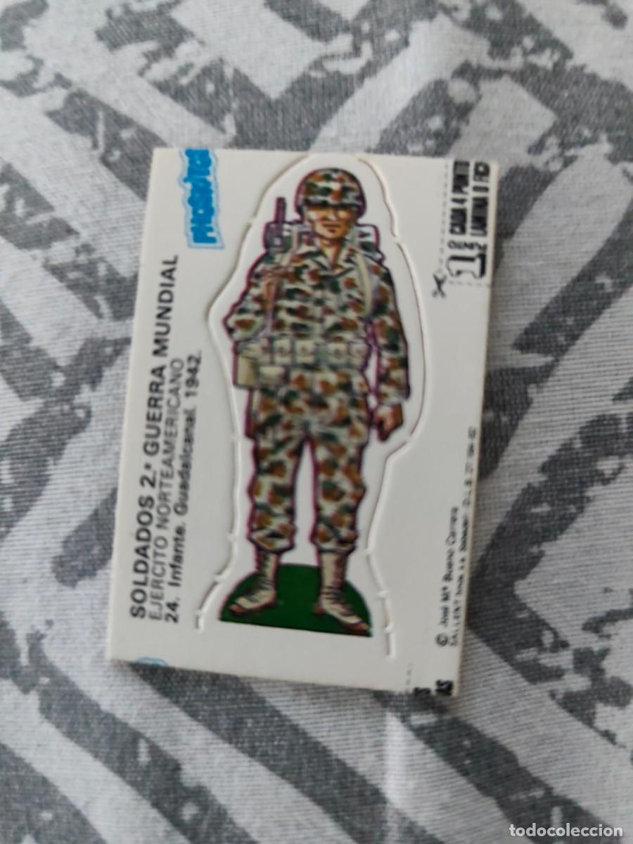 Collezionismo Figurine antiche: CROMO TROQUELADO PHOSKITOS SOLDADOS 2 GUERRA MUNDIAL. 24. Infante Guadalcanal
