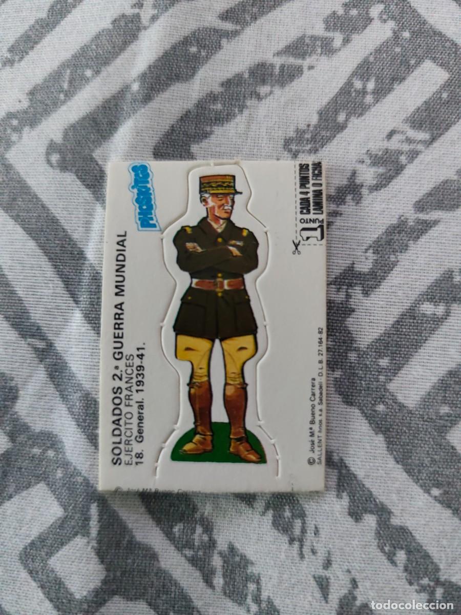 Coleccionismo cromos antiguos: CROMO TROQUELADO PHOSKITOS SOLDADOS 2 GUERRA MUNDIAL. 18. Ej&eacute;rcito franc&eacute;s. General