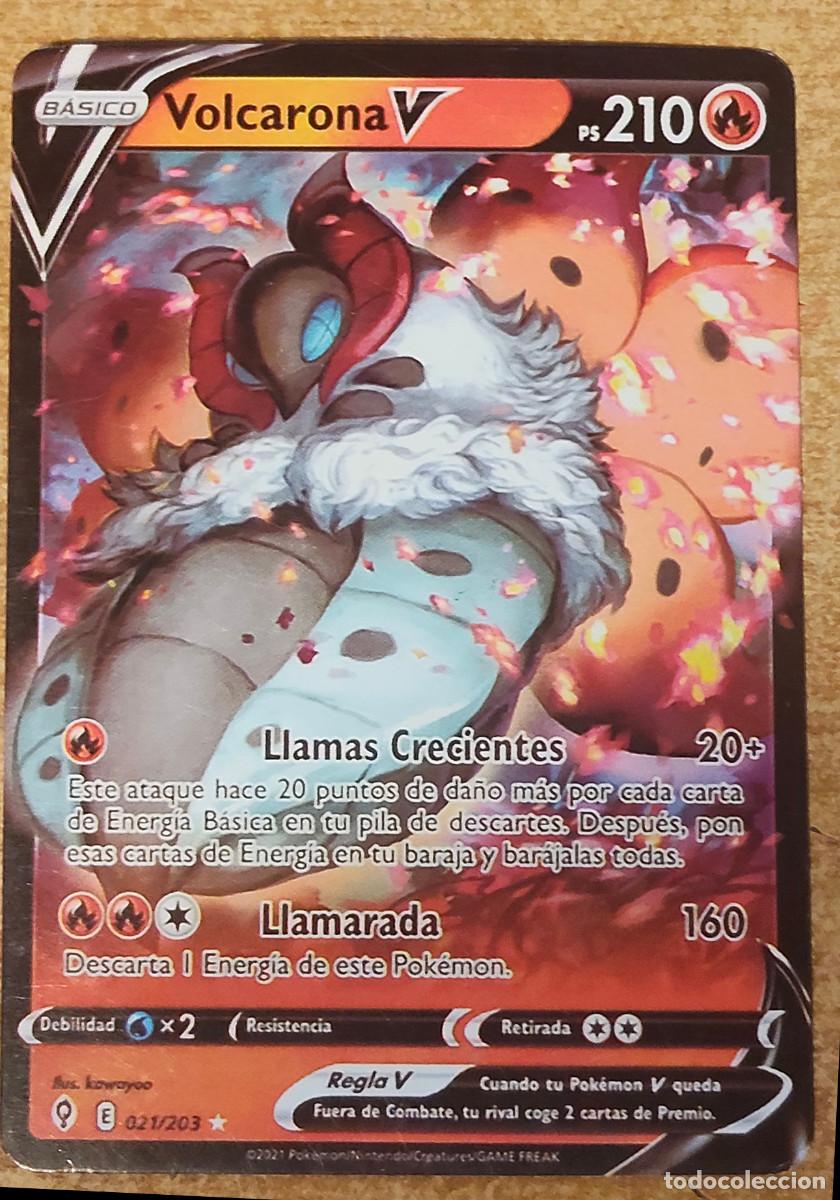 Sammeln alte Sammelbilder: 2021 - VOLCARONA - POKEMON