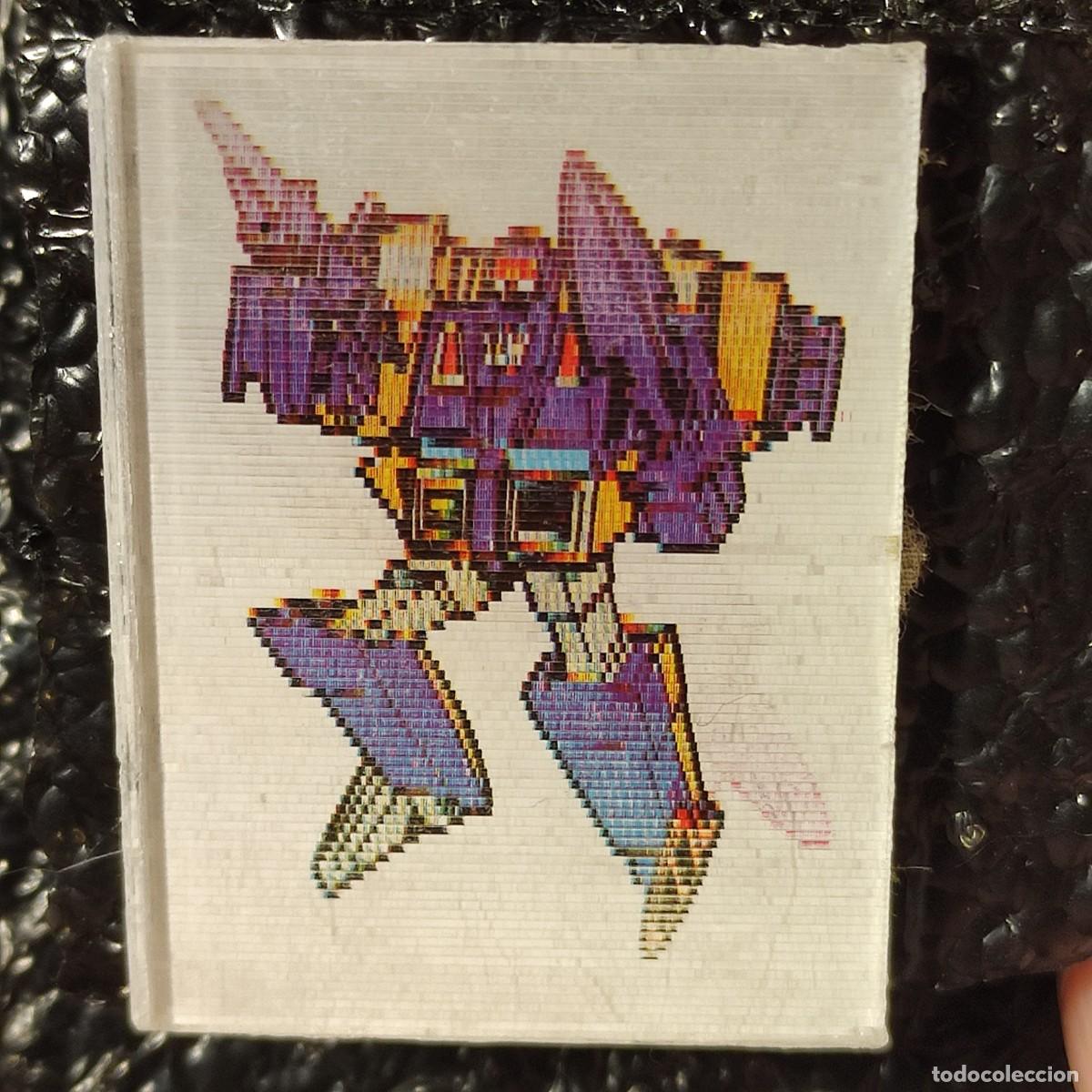 Coleccionismo cromos antiguos: TRANSFORMERS Blitzwing . VISIORAMA 3D*CROMO plastico BOLLYCAO *Hologramas Lenticulares* SIN TRASERA