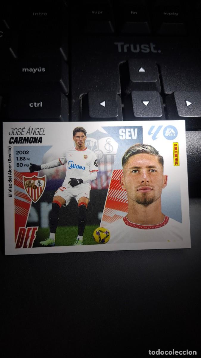 Coleccionismo cromos antiguos: CROMO CARMONA 5 SEVILLA LIGA 2025 2026 25 26 ESTE PANINI NUNCA PEGADO