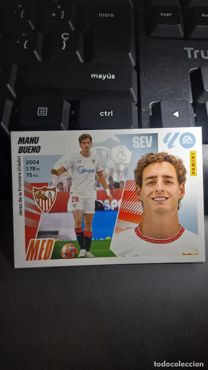Coleccionismo cromos antiguos: CROMO MANU BUENO 15 SEVILLA LIGA 2025 2026 25 26 ESTE PANINI NUNCA PEGADO