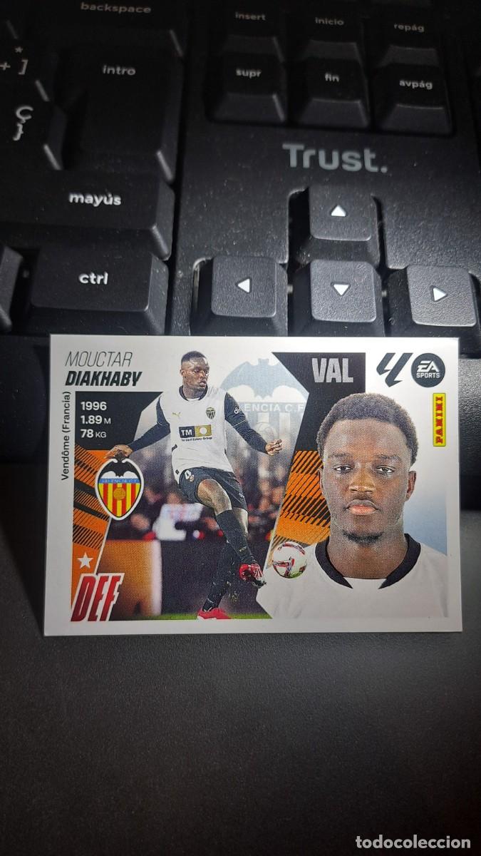 Coleccionismo cromos antiguos: CROMO DIAKHABY 7 VALENCIA LIGA 2025 2026 25 26 ESTE PANINI NUNCA PEGADO