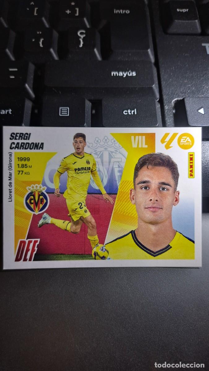 Coleccionismo cromos antiguos: CROMO SERGI CARDONA 9 VILLARREAL LIGA 2025 2026 25 26 ESTE PANINI NUNCA PEGADO