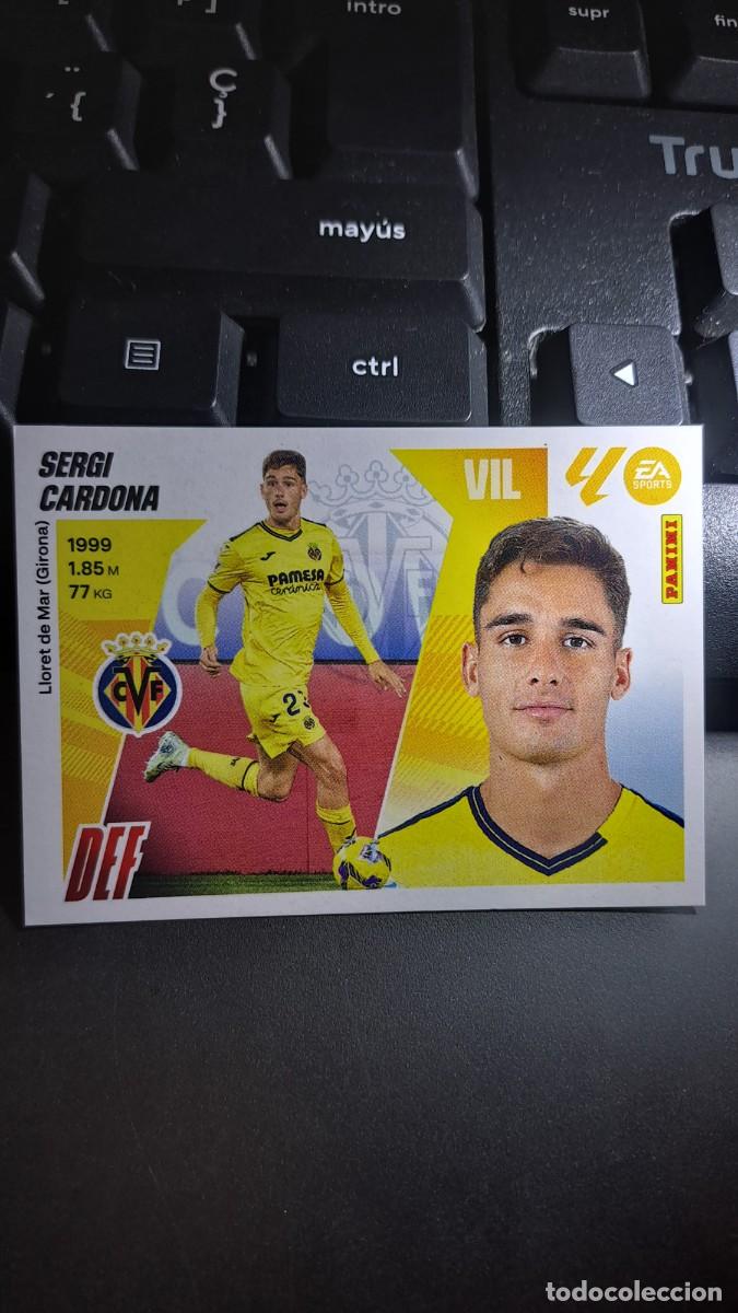 Coleccionismo cromos antiguos: CROMO SERGI CARDONA 9 VILLARREAL LIGA 2025 2026 25 26 ESTE PANINI NUNCA PEGADO
