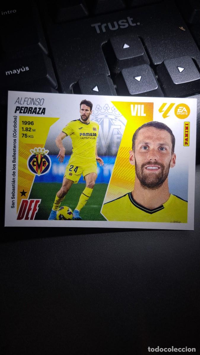 Coleccionismo cromos antiguos: CROMO PEDRAZA 10 VILLARREAL LIGA 2025 2026 25 26 ESTE PANINI NUNCA PEGADO