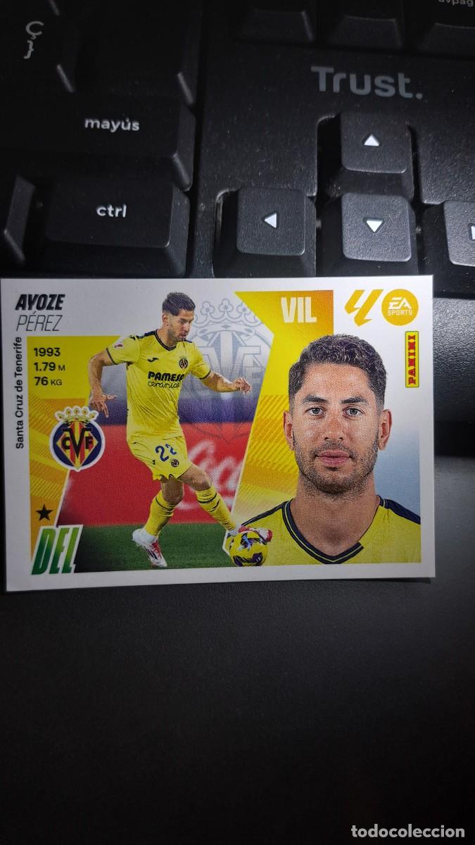 Coleccionismo cromos antiguos: CROMO AYOZE 19 VILLARREAL LIGA 2025 2026 25 26 ESTE PANINI NUNCA PEGADO