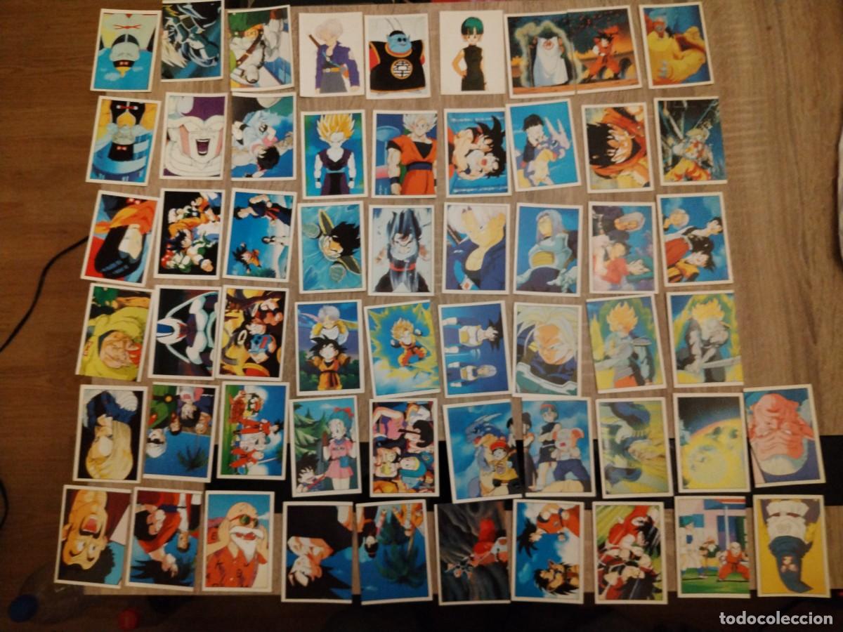 Coleccionismo cromos antiguos: La mesa dragon ball z- lote de 56 cromos diferentes nuevos