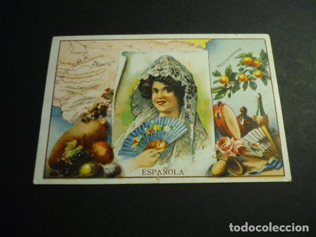 Collectable Antique Stickers: ESPA&Ntilde;A CROMO CON PUBLICIDAD CHOCOLATES VIRGEN DE LA ENCINA PONFERRADA LEON