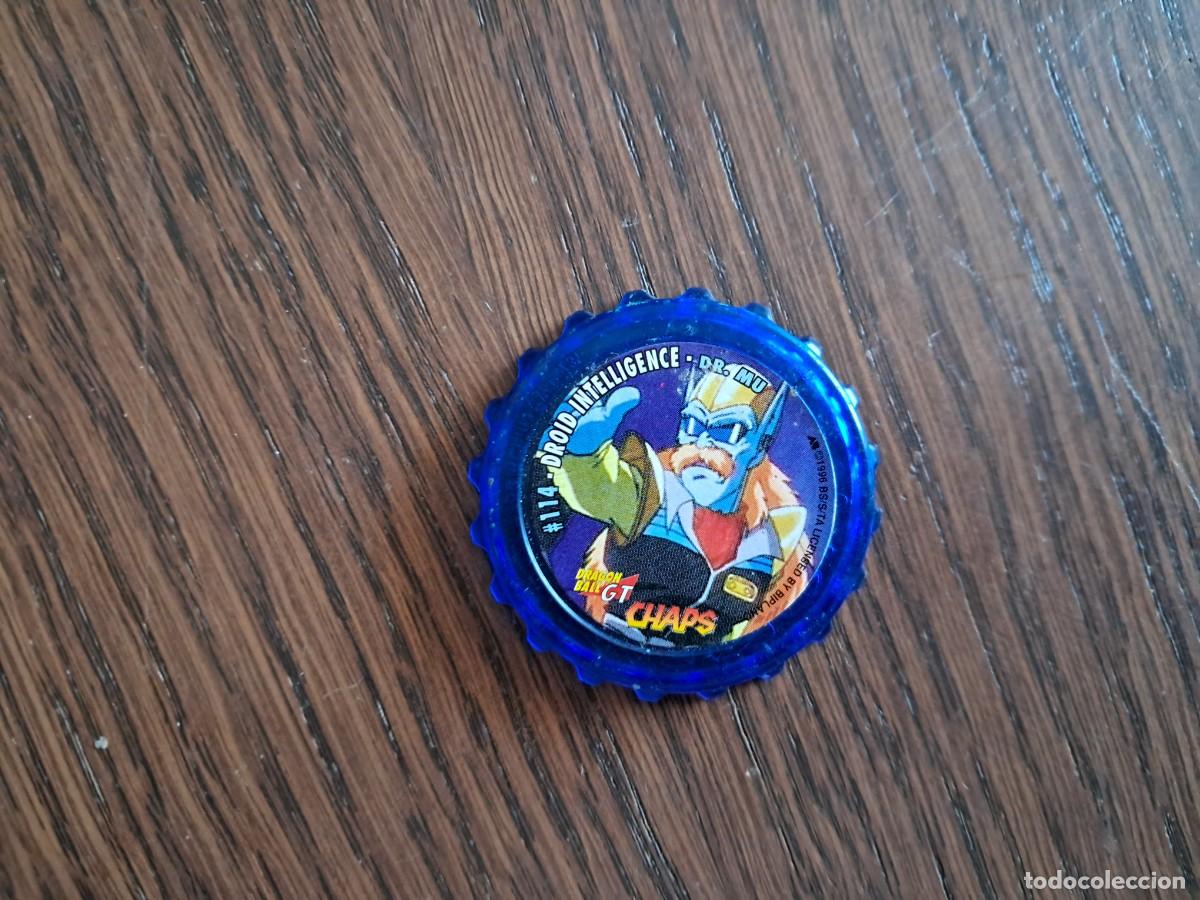 Coleccionismo cromos antiguos: COLECCI&Oacute;N TAZOS MATUTANO DRAGON BALL GT CHAPS TAZO CAPS POGS #114 114 - DROID INTELLIGENCE - DR. MU