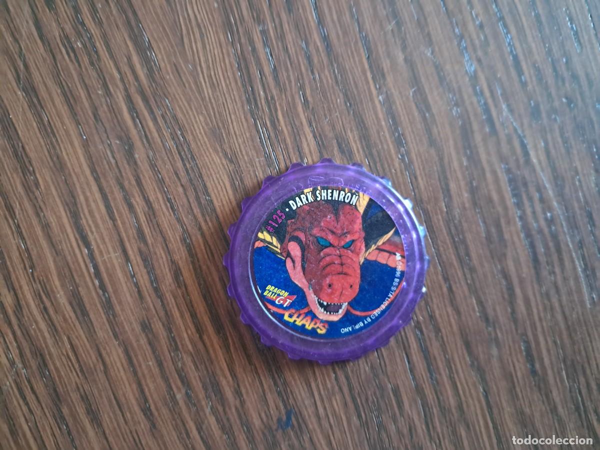 Coleccionismo cromos antiguos: COLECCI&Oacute;N TAZOS MATUTANO DRAGON BALL GT CHAPS TAZO CAPS POGS #125 125 DARK SHENRON DRAGON DESEOS