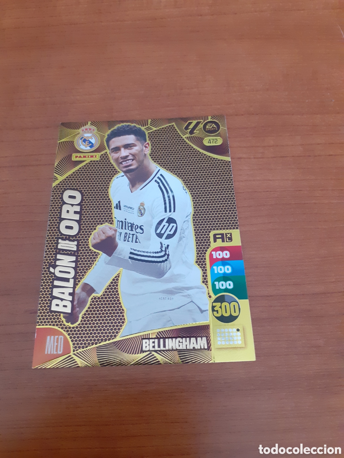 Coleccionismo cromos antiguos: PANINI ADRENALYN BALON DE ORO BELLINGHAM 2024 2025