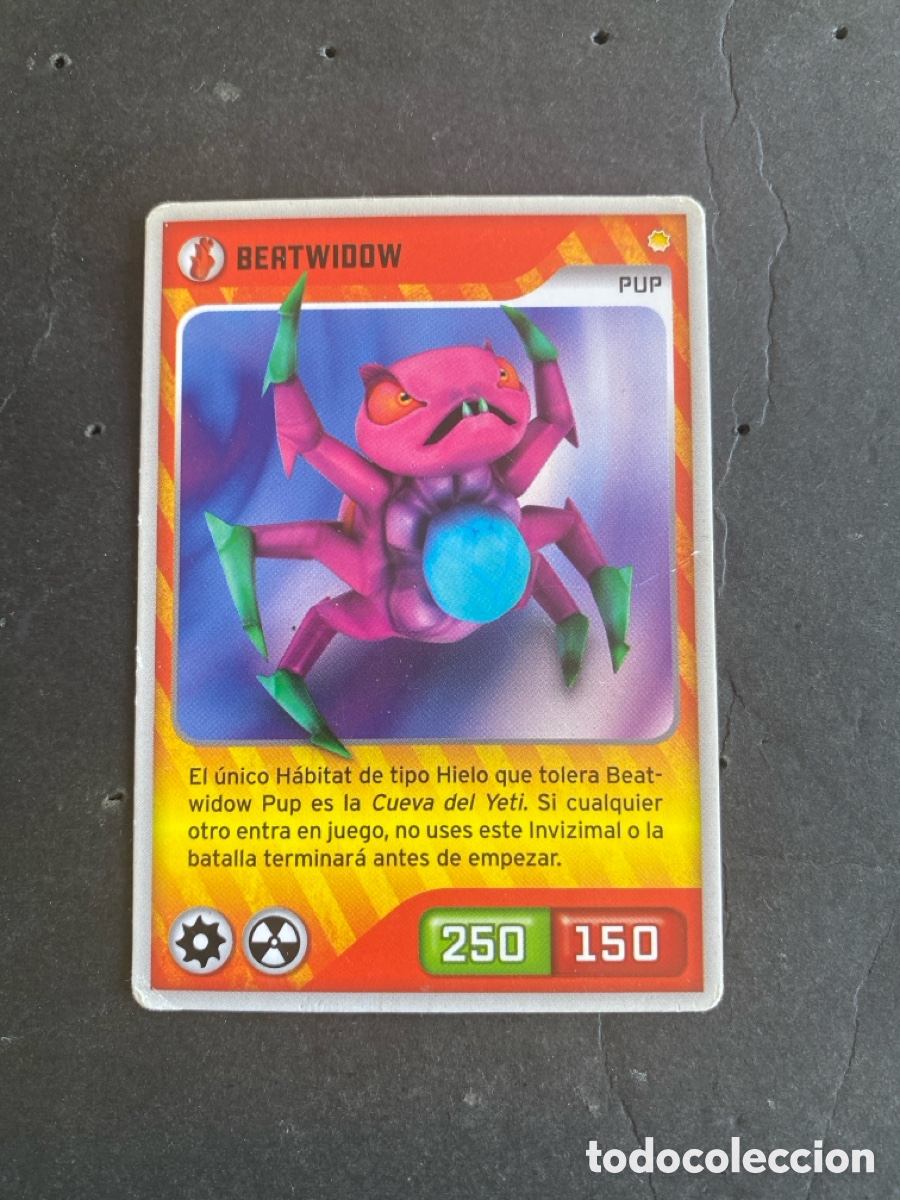 Coleccionismo cromos antiguos: Cromo carta Invizimals desaf&iacute;o oculto N* 001