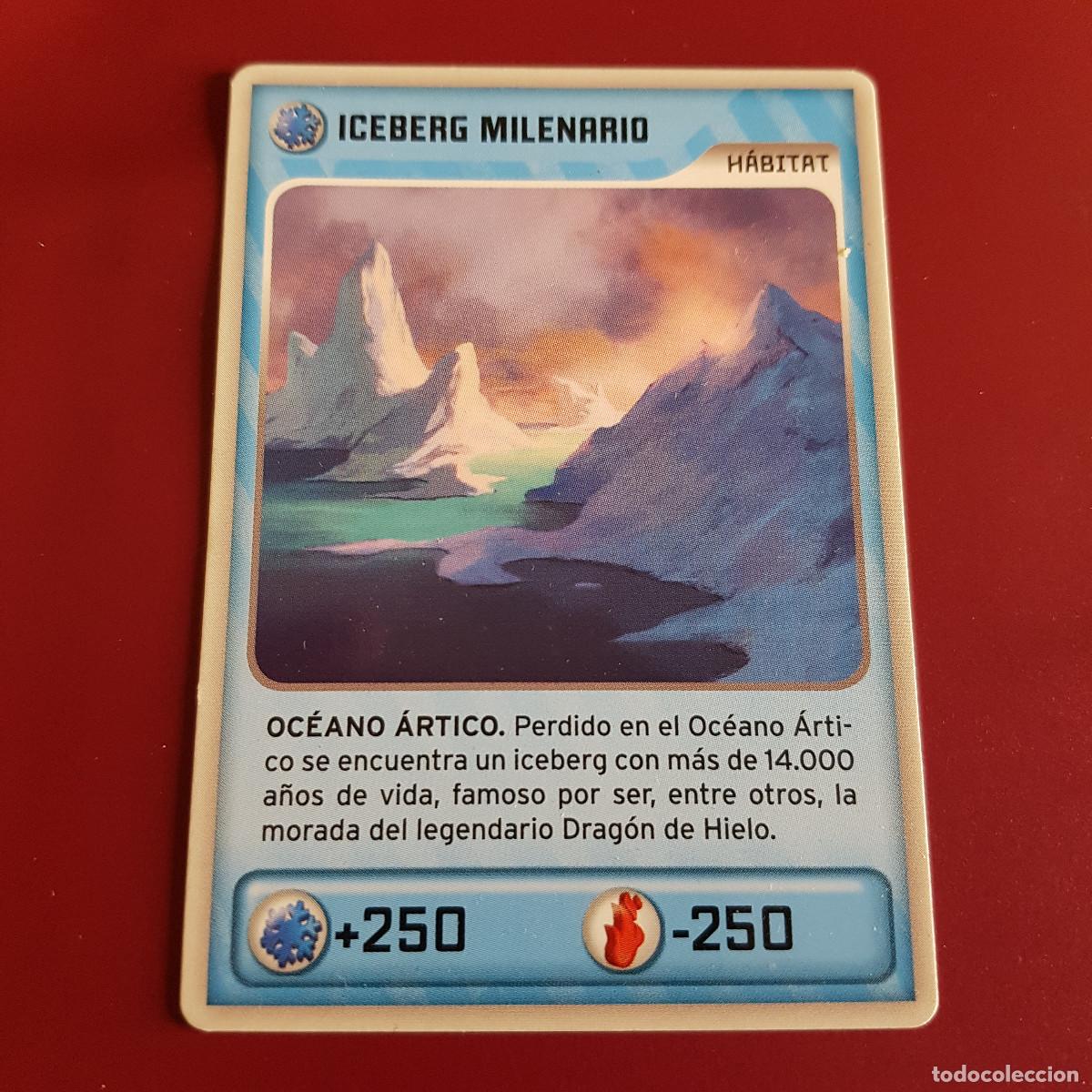 Coleccionismo cromos antiguos: PANINI - INVIZIMALS - DESAFIOS OCULTOS - 2009 2013 09 13 - HABITAT - ICEBERG MILENARIO 438