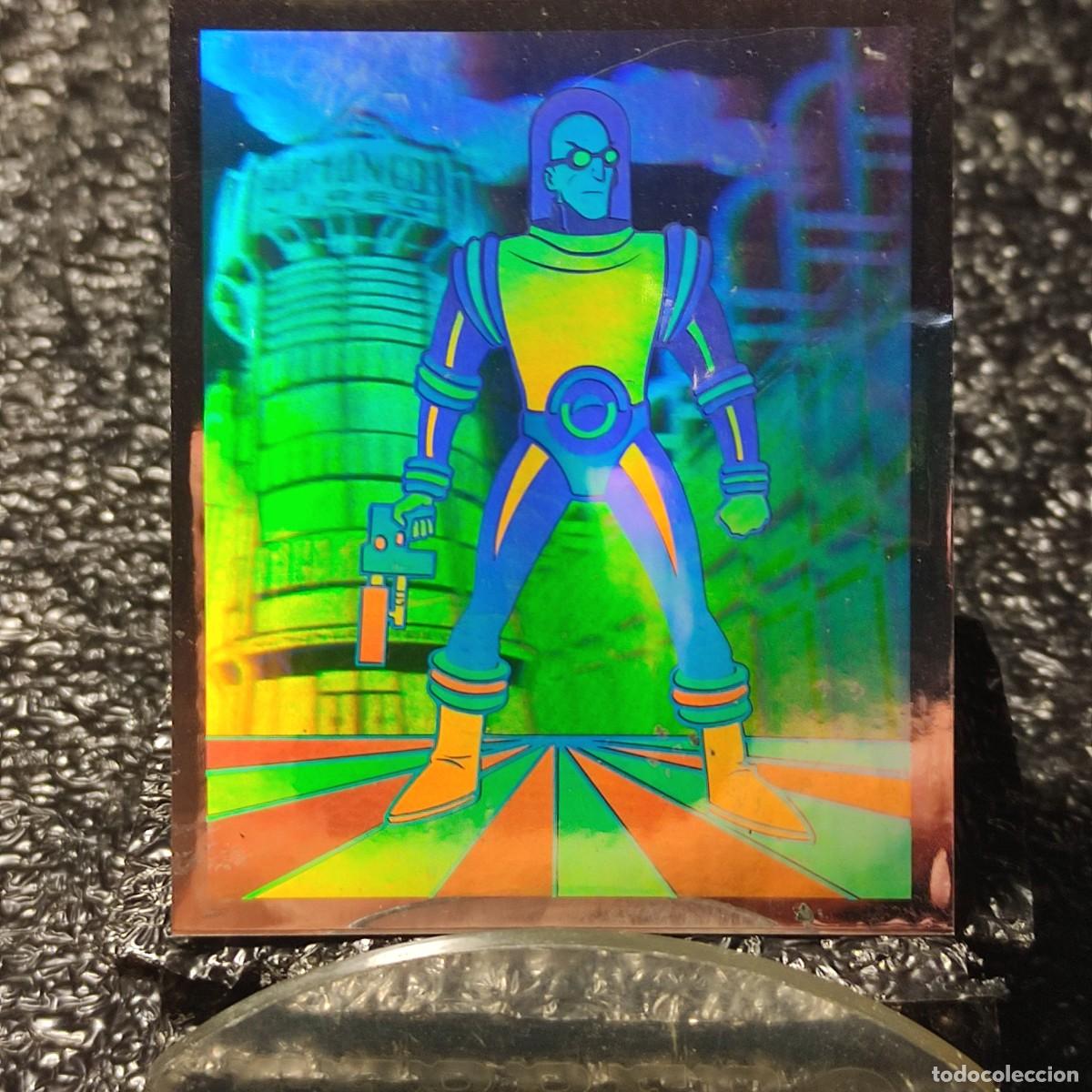 Coleccionismo cromos antiguos: CROMO BATMAN DE PANINI ** LETRA N ** HOLOGRAMA PEGATINA ** CON TRASERA