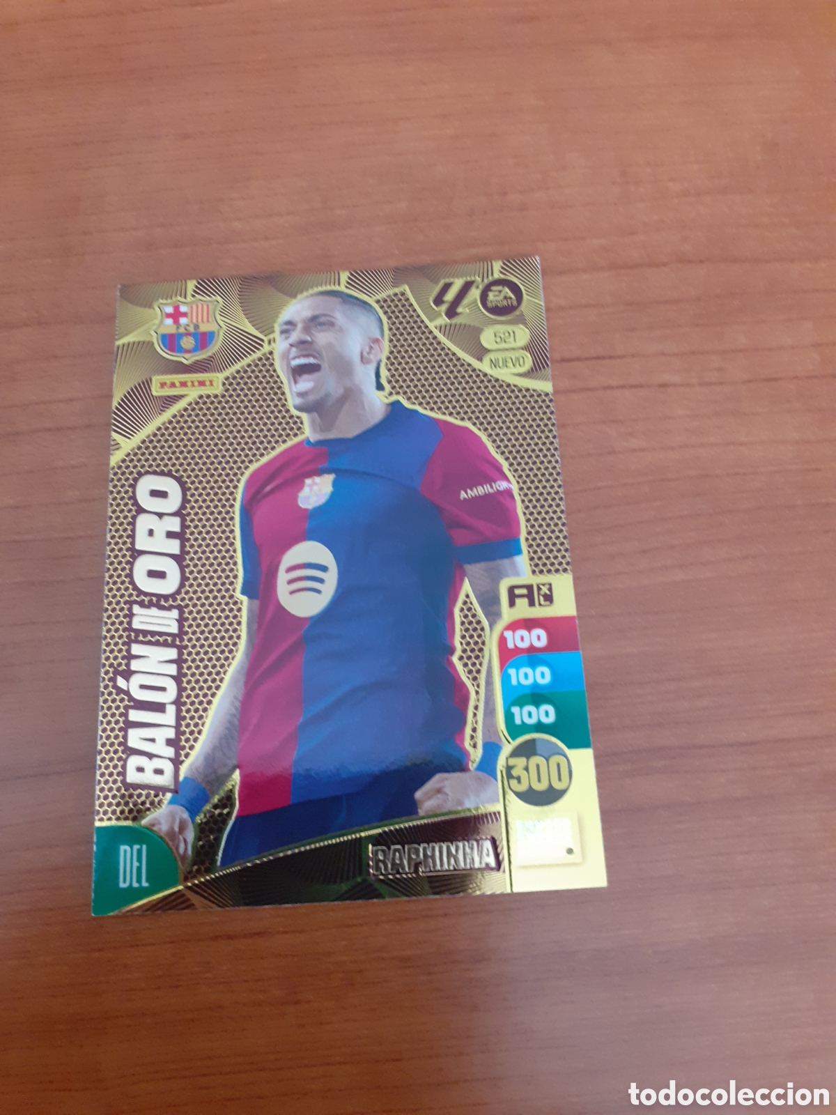 Coleccionismo cromos antiguos: PANINI ADRENALYN BALON DE ORO RAPHINHA 2024 2025 N 521