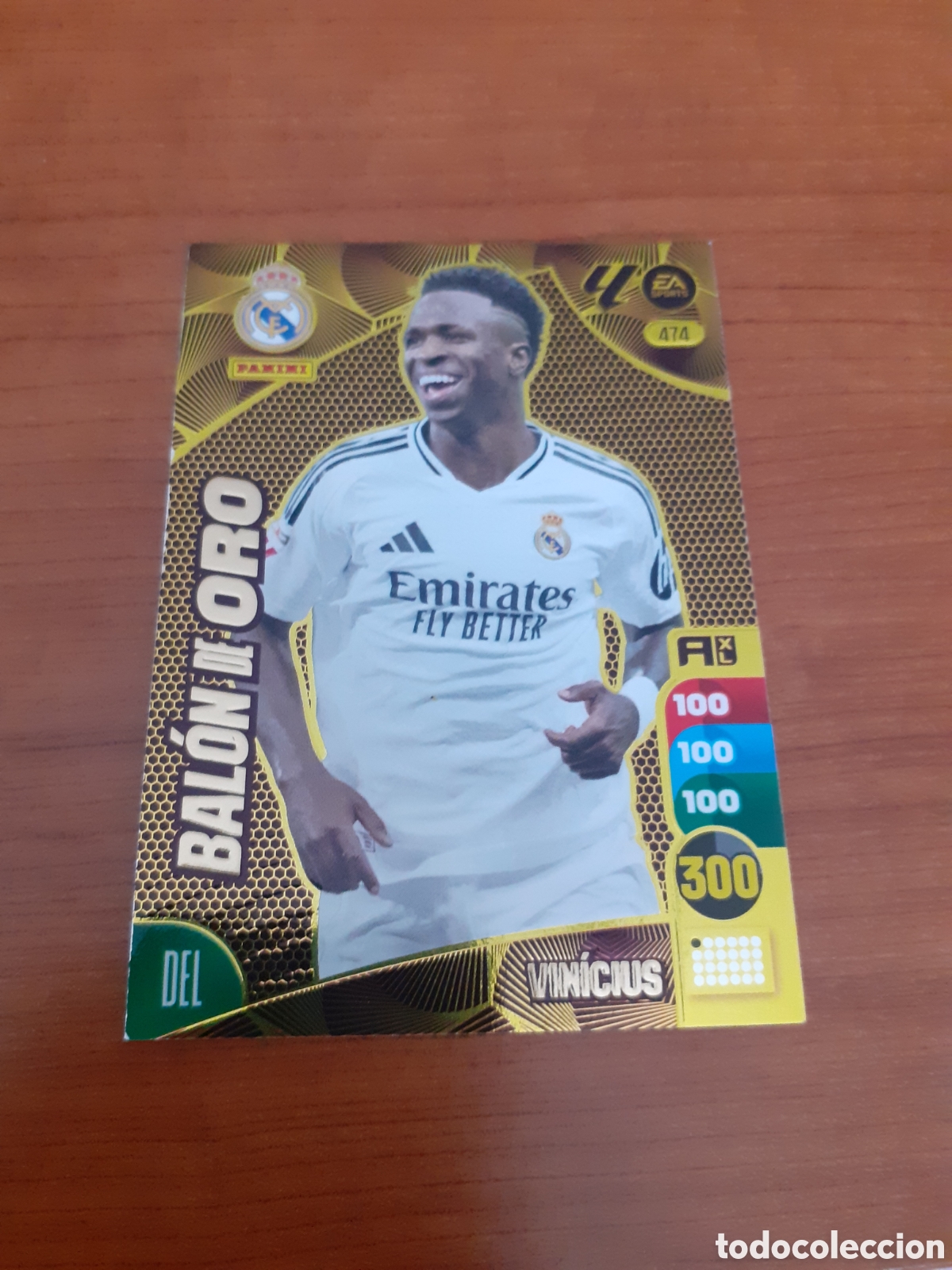 Coleccionismo cromos antiguos: PANINI ADRENALYN BALON DE ORO VINICIUS 2024 2025 N 474