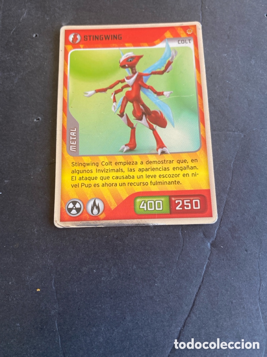Coleccionismo cromos antiguos: Cromo carta Invizimals desaf&iacute;o oculto N*041