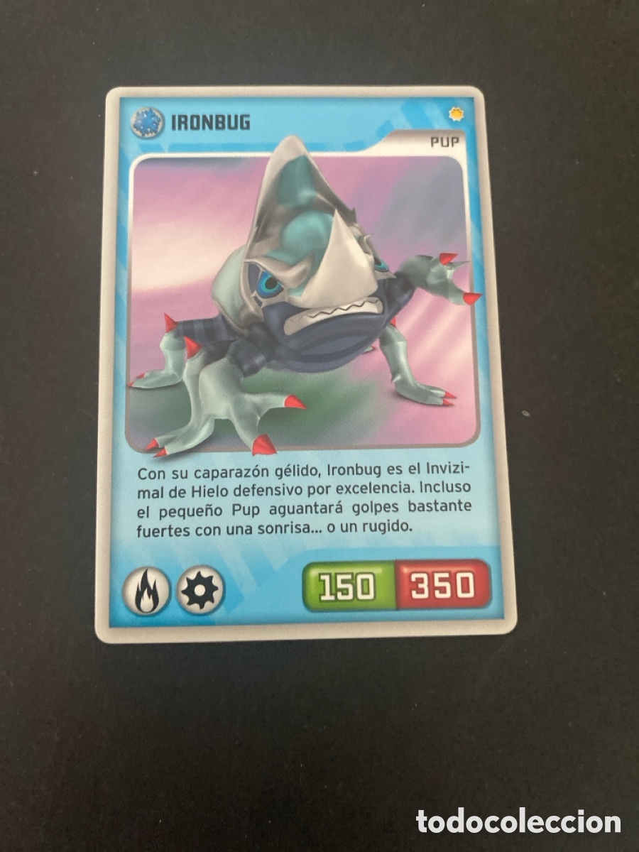 Coleccionismo cromos antiguos: Cromo carta Invizimals desaf&iacute;o oculto N*061