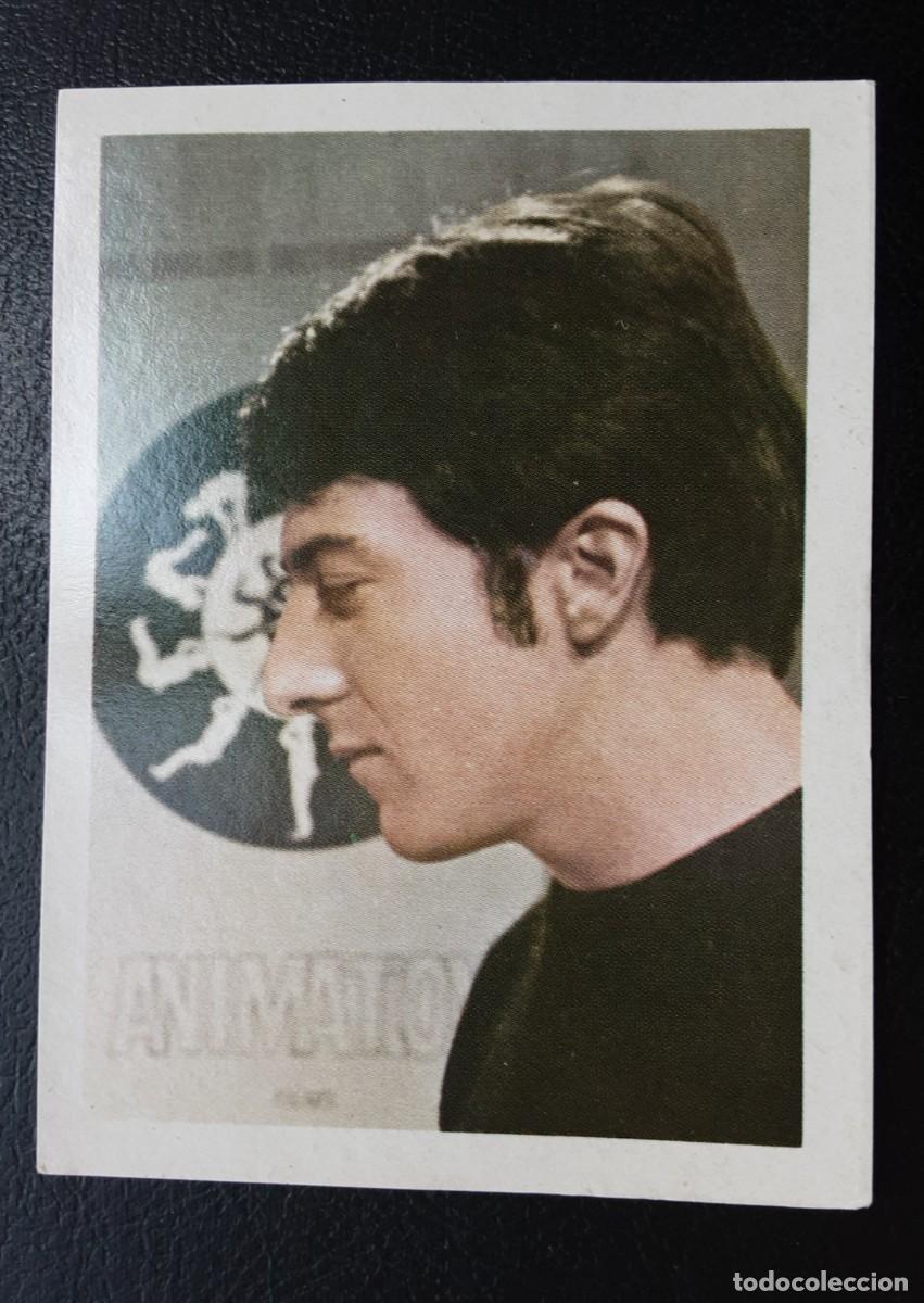 Coleccionismo cromos antiguos: CROMO DE DUSTIN HOFFMAN DE LA COLECCI&Oacute;N ARTISTAS, EDITORIAL BRUGUERA 1972.