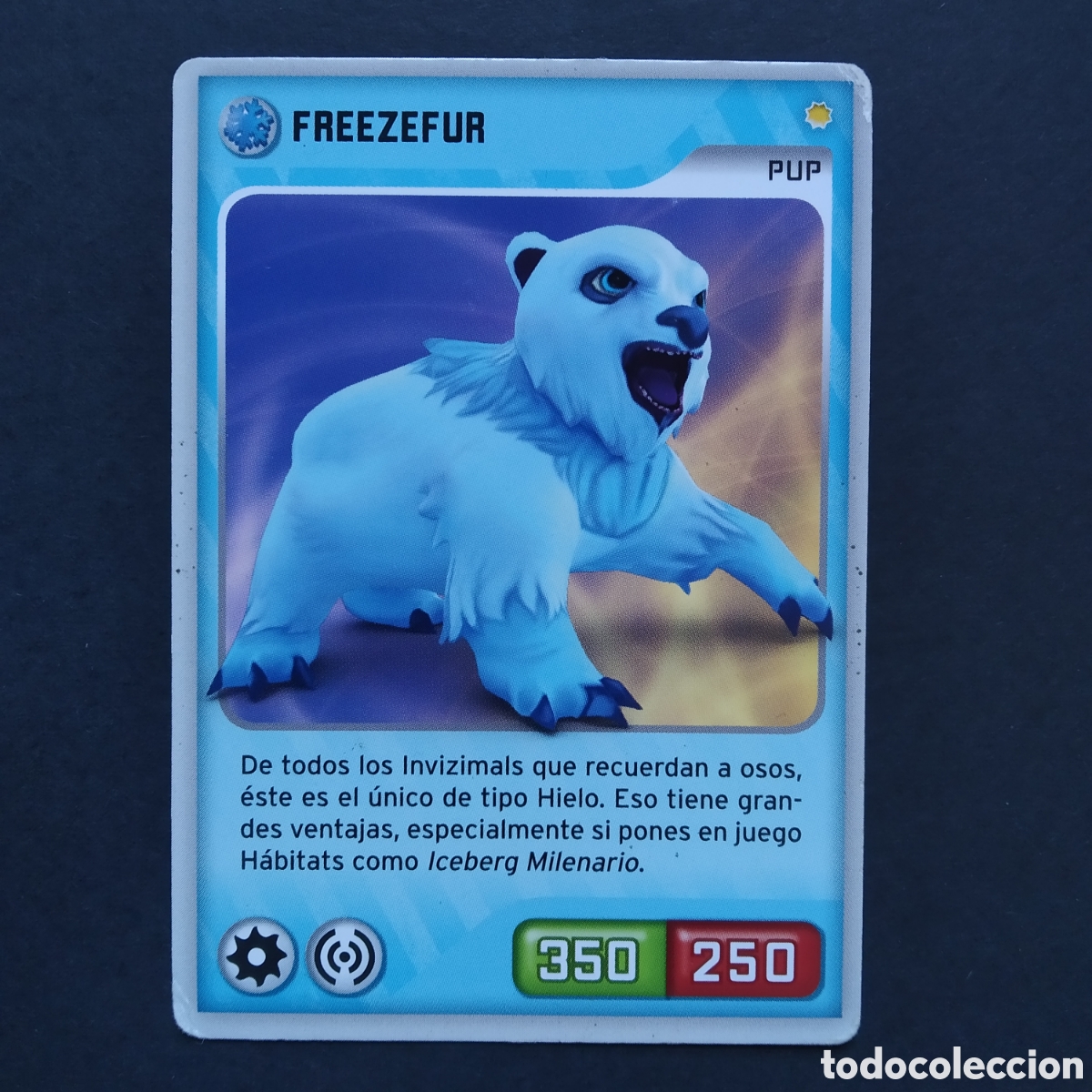 Coleccionismo cromos antiguos: CROMO - N&ordm; 049 - FREEZEFUR - INVIZIMALS, DESAFIOS OCULTOS - PANINI - A&Ntilde;O 2013