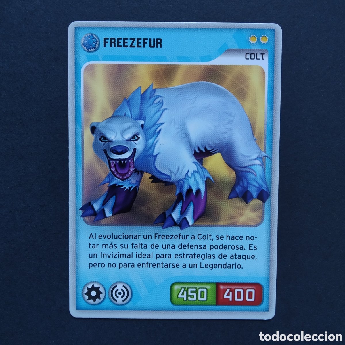 Coleccionismo cromos antiguos: CROMO - N&ordm; 050 - FREEZEFUR - INVIZIMALS, DESAFIOS OCULTOS - PANINI - A&Ntilde;O 2013