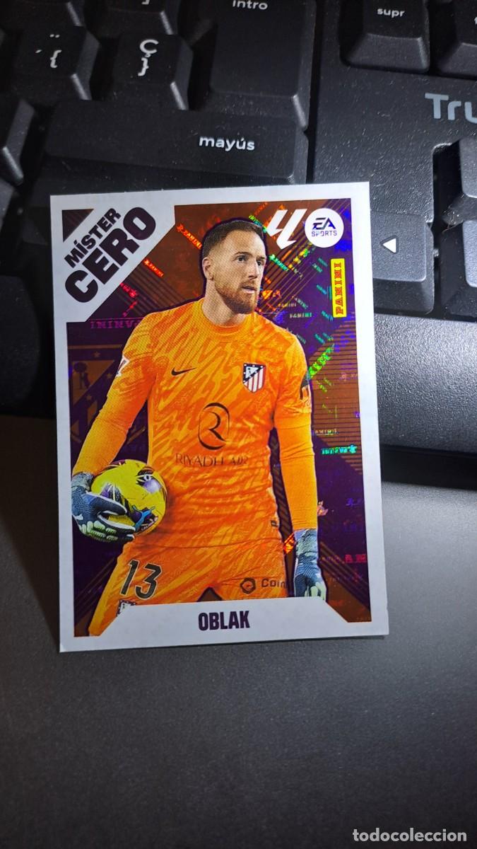 Coleccionismo cromos antiguos: CROMO OBLAK 9 MISTER CERO 9 ATLETICO DE MADRID LIGA 2025 2026 25 26 ESTE PANINI NUNCA PEGADO
