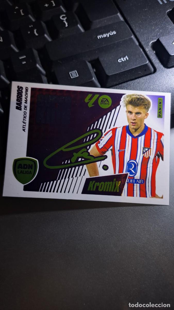 Coleccionismo cromos antiguos: CROMO BARRIOS 3 ADN SUPER KIDS KROMIX 3 ATLETICO MADRID LIGA 2025 2026 25 26 ESTE PANINI NUNCA PEGAD