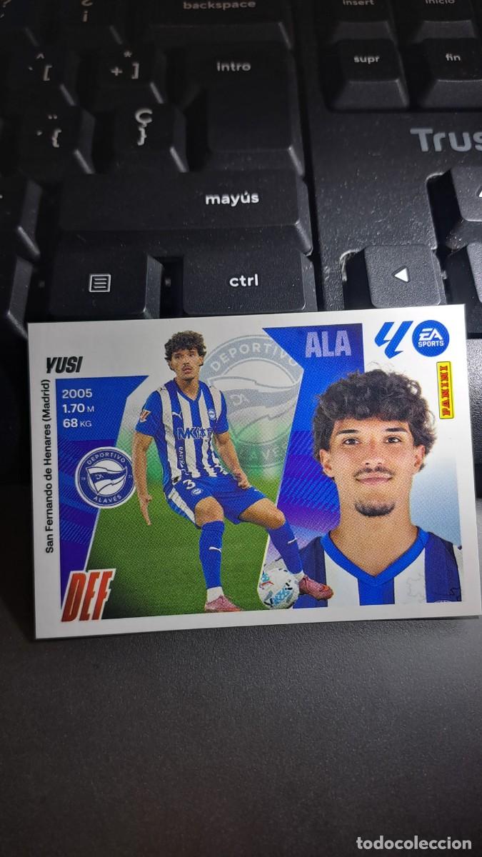 Coleccionismo cromos antiguos: CROMO YUSI 6 BIS COLOCA ALAVES LIGA 2025 2026 25 26 ESTE PANINI NUNCA PEGADO