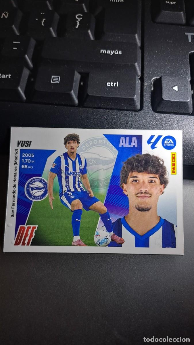 Coleccionismo cromos antiguos: CROMO YUSI 6 BIS COLOCA ALAVES LIGA 2025 2026 25 26 ESTE PANINI NUNCA PEGADO