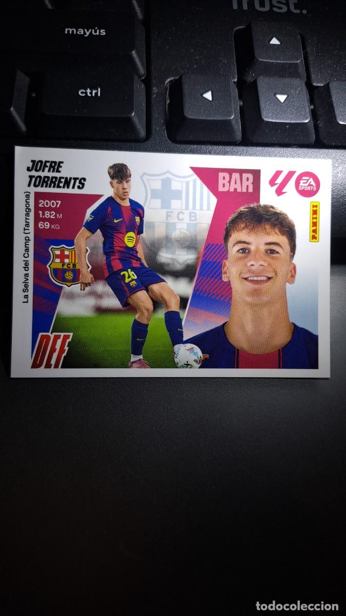 Coleccionismo cromos antiguos: CROMO JOFRE TORRENTS 7 BIS COLOCA BARCELONA LIGA 2025 2026 25 26 ESTE PANINI NUNCA PEGADO