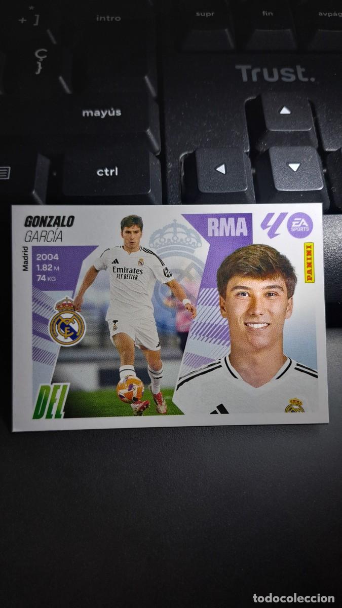 Coleccionismo cromos antiguos: CROMO GONZALO 18 BIS COLOCA REAL MADRID LIGA 2025 2026 25 26 ESTE PANINI NUNCA PEGADO
