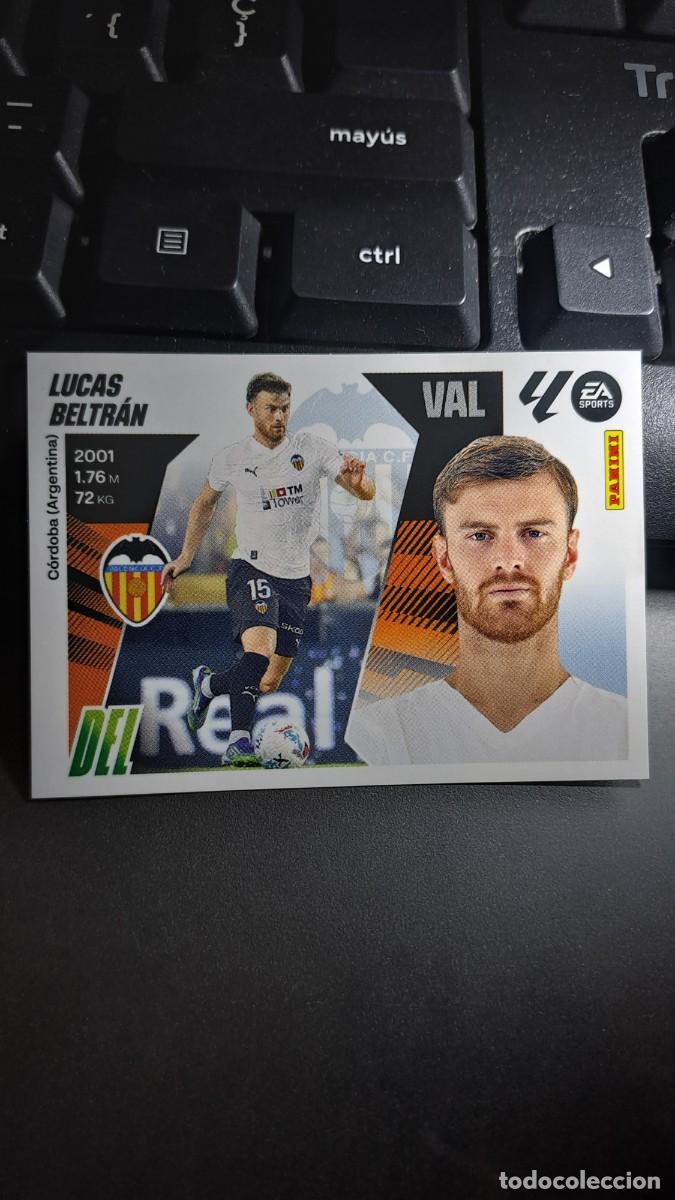 Coleccionismo cromos antiguos: CROMO LUCAS BELTRAN 17 BIS COLOCA VALENCIA LIGA 2025 2026 25 26 ESTE PANINI NUNCA PEGADO
