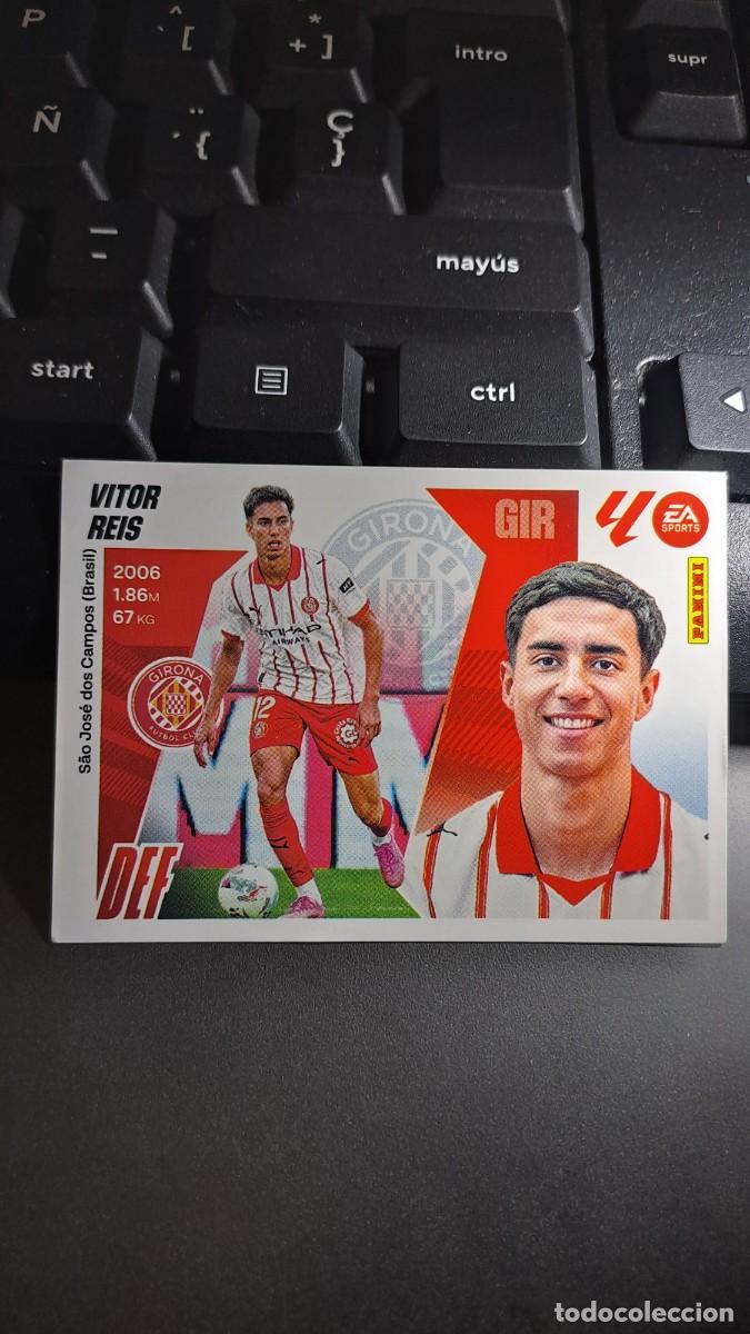 Coleccionismo cromos antiguos: CROMO VITOR REIS FICHAJE 28 ULTIMOS FICHAJES 28 GIRONA LIGA 2025 2026 25 26 ESTE PANINI NUNCA PEGADO