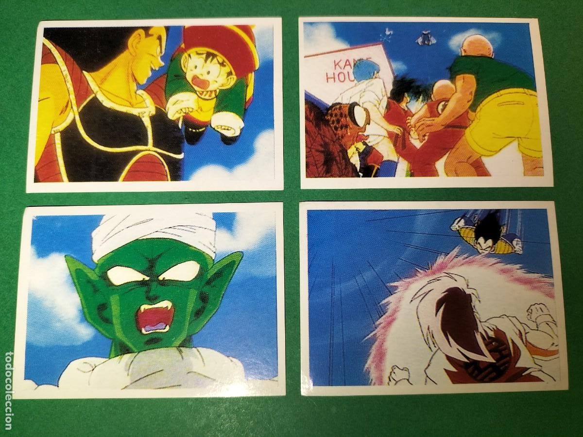 Coleccionismo cromos antiguos: (DRAGONBALL Z-PANINI) LOTE DE 4 CROMOS DRAGONBALL Z NUNCA PEGADOS