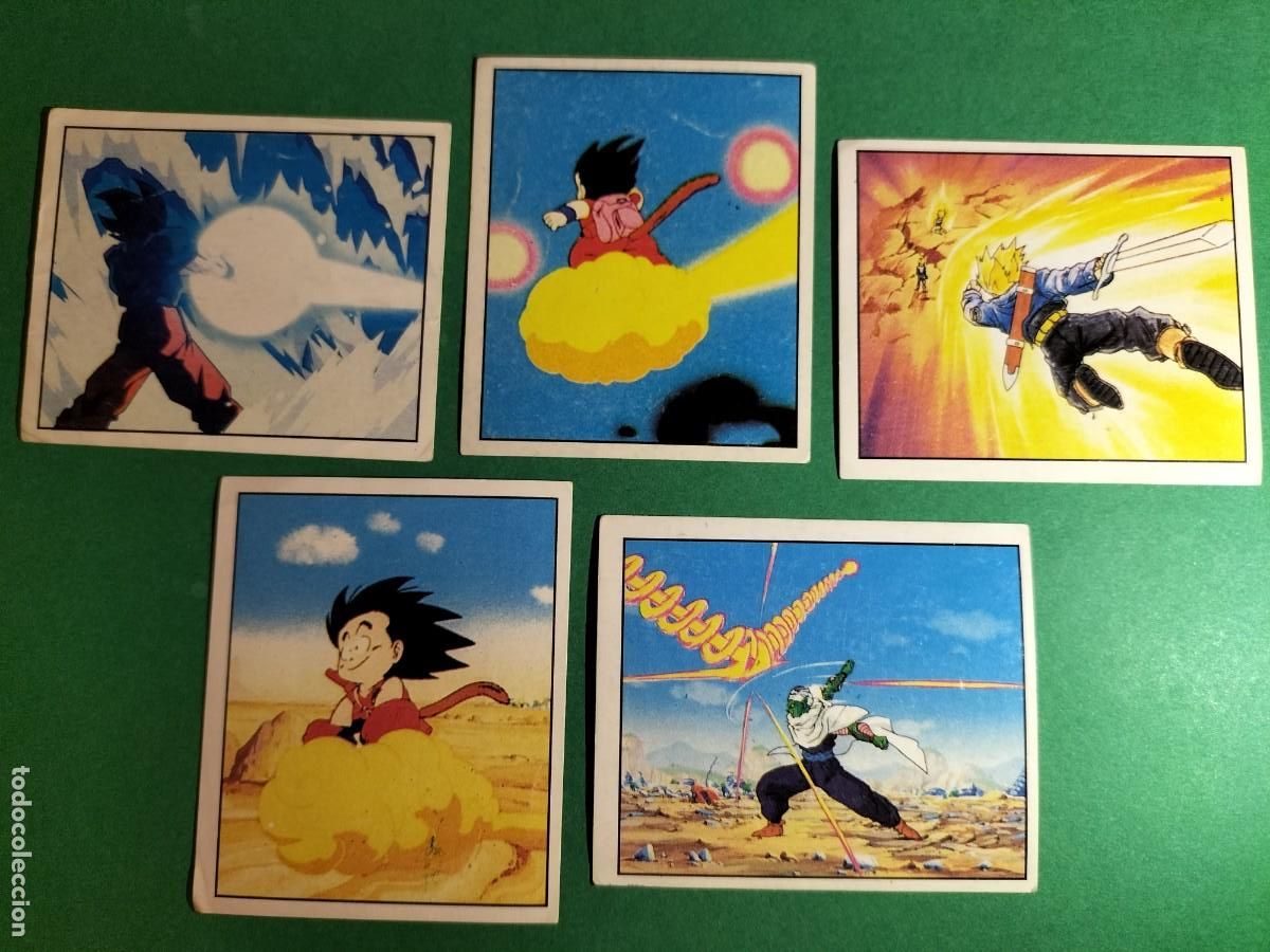Colecionismo Cromos antigos: (DRAGONBALL Z 2-PANINI) LOTE DE 5 CROMOS DRAGONBALL Z 2 NUNCA PEGADOS