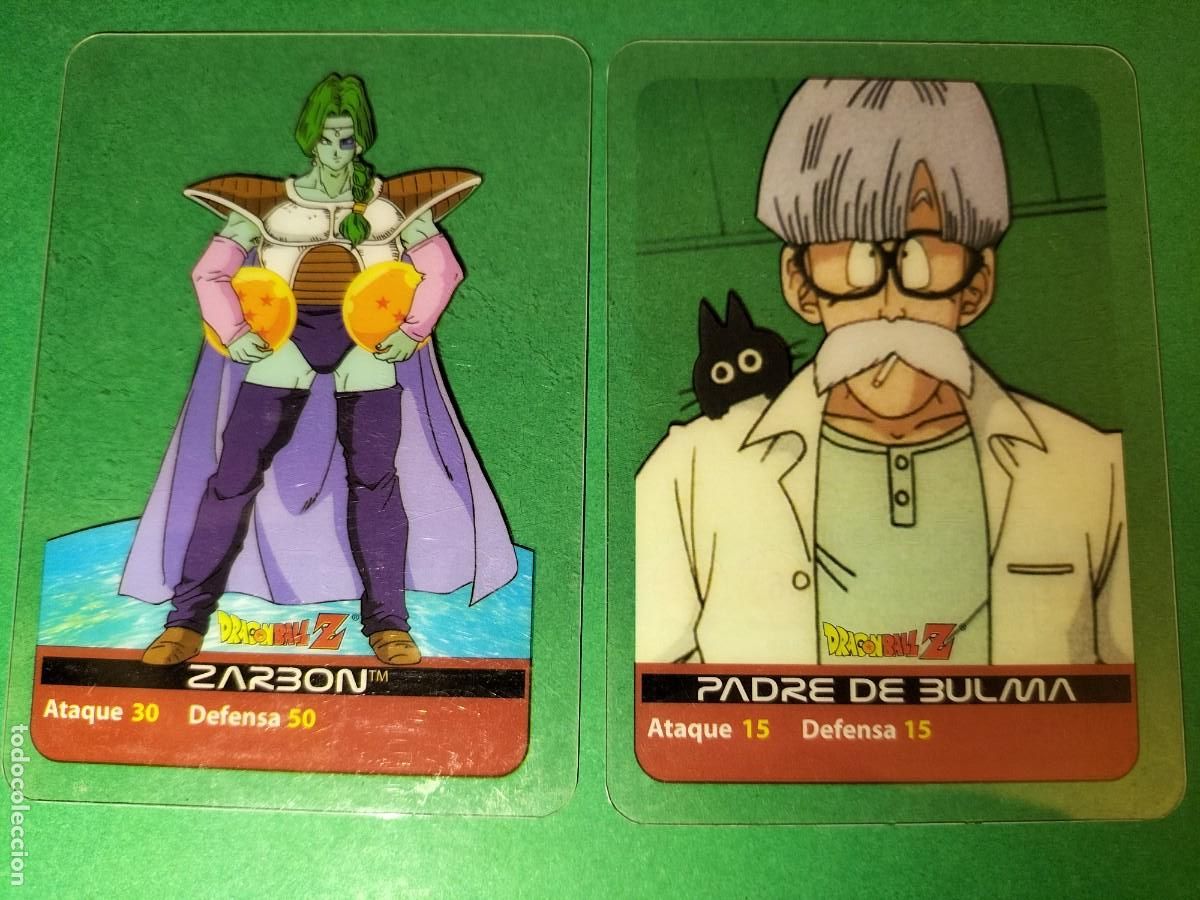 Colecionismo Cromos antigos: (DRAGONBALL Z LAMINACARDS) LOTE DE 2 LAMINACARDS DE EDIBAS DRAGONBALL Z