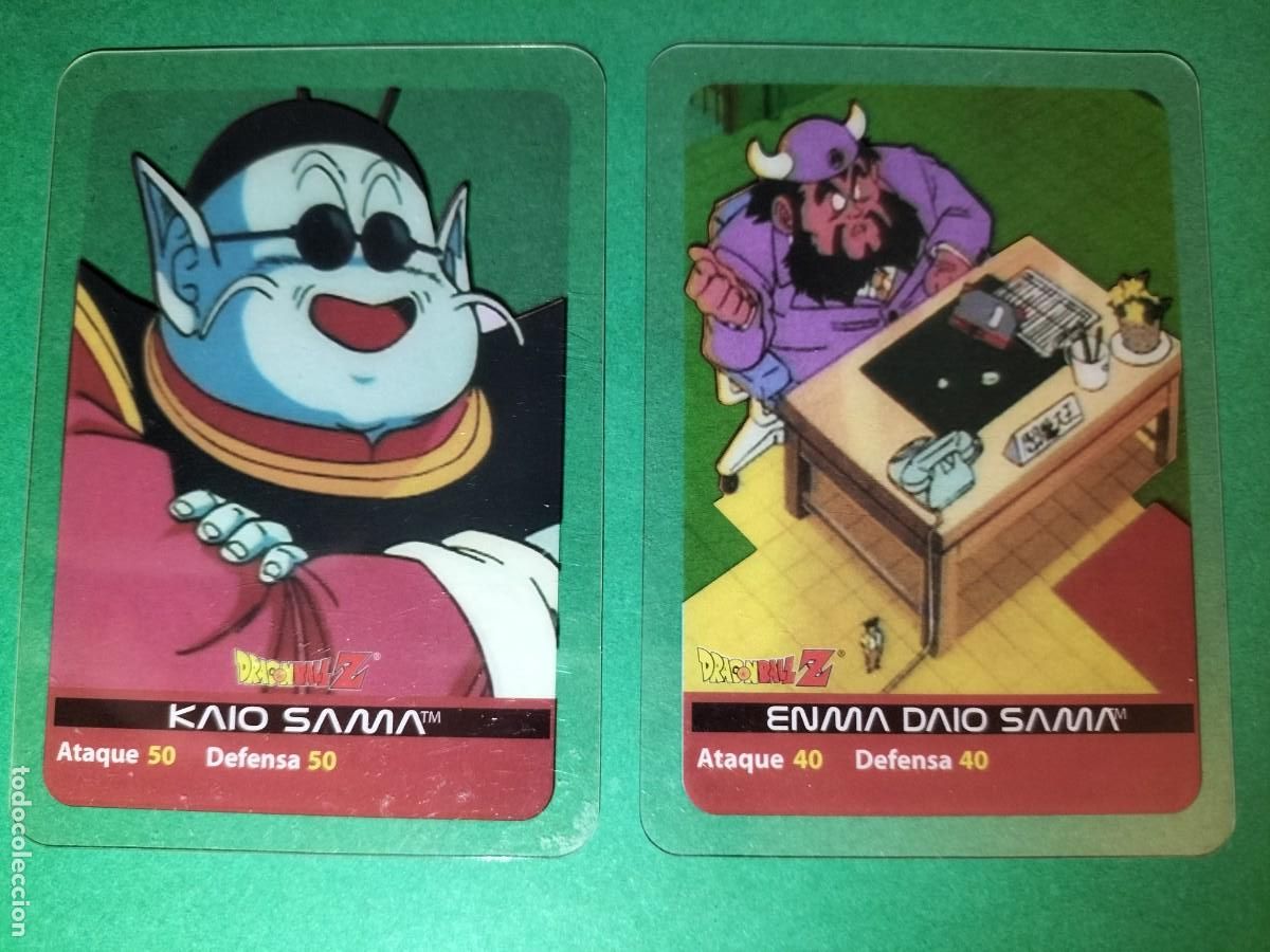 Colecionismo Cromos antigos: (DRAGONBALL Z LAMINACARDS) LOTE DE 2 LAMINACARDS DE EDIBAS DRAGONBALL Z