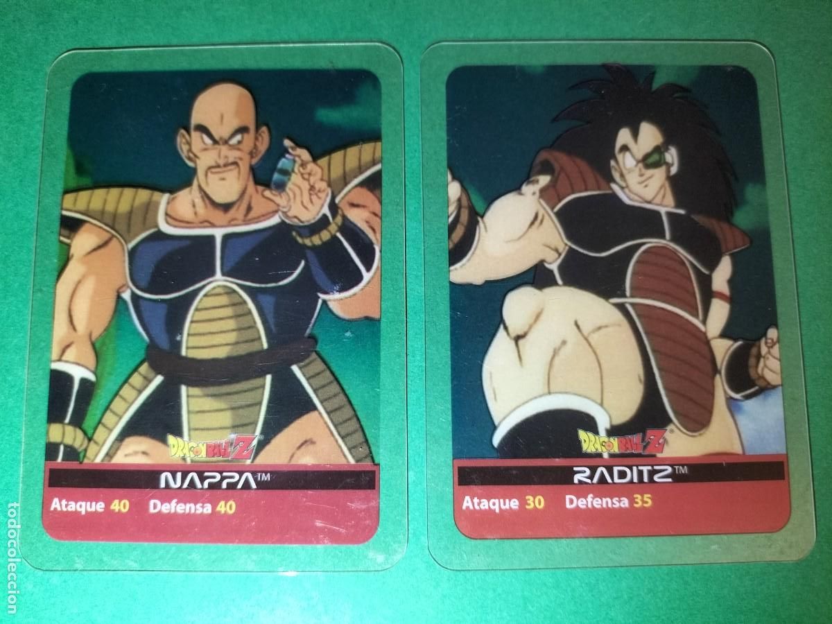 Colecionismo Cromos antigos: (DRAGONBALL Z LAMINACARDS) LOTE DE 2 LAMINACARDS DE EDIBAS DRAGONBALL Z